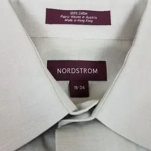 Nordstrom Shirts Nordstrom Long Sleeve Dove Gray Mens Button